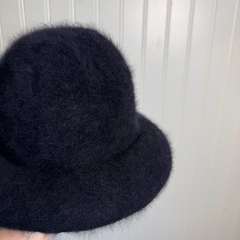 Parkhurst Angora Rabbit Hair Lambswool Blend Hat Women’s Made in Canada - Picture 2 of 4